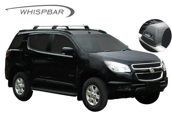 Holden Colorado roof racks Yakima whispbar